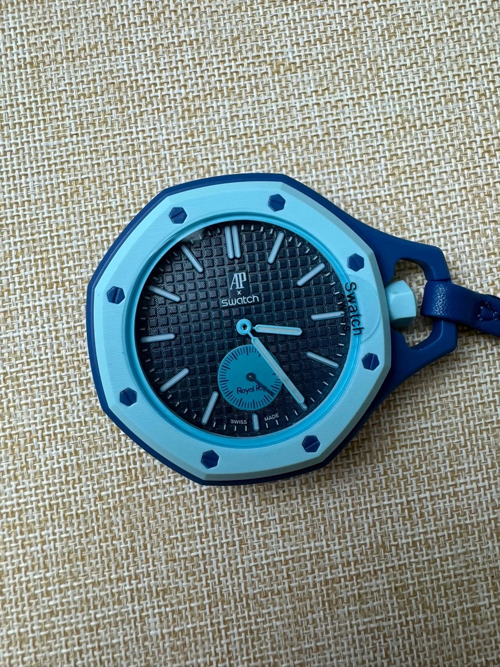 Audemars Piguet Light Blue and Navy Pocket Watch